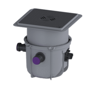 Shell Kit for Minilift L, Floor slab, black cover