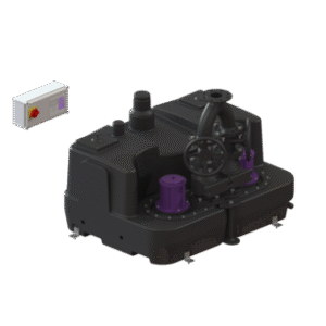 450 L lift. stat. Duo, SPF 4500-S1, 2 shut-off valves