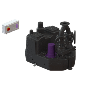 200 L lift. stat. Duo, SPF 5500-S3, 2 shut-off valves