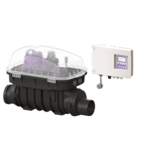 Backwater Pump Station, Pumpfix F DN100, exposed