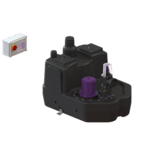 200 L lift. stat. Mono, SPF 1500-S3, shut-off valve