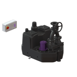 200 L lift. stat. Duo, SPF 1500-S3, Cast-iron shut-off val