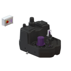 200 L lift. stat. Mono, SPF 3000-S3, shut-off valve