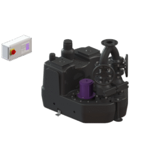 200 L lift. stat. Duo, SPF 1500-S3, 2 shut-off valves