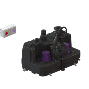 300l Duo, SPF 3000-S3, Cast-iron shut-off val