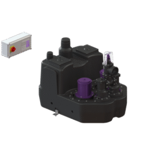 200 L lift. stat. Duo, SPF 3000-S1, shut-off valve