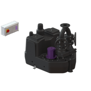 200 L lift. stat. Duo, SPF 3000-S3, 2 shut-off valves