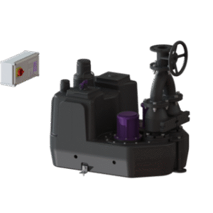 200 L lift. stat. Duo, SPF 5500-S3, Cast-iron shut-off val