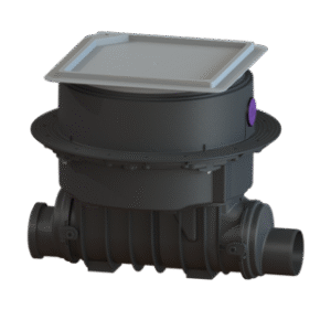 Geri Akış Vanası DN 100, Döşeme Altı Montaj, Karoya Uygun Kapaklı