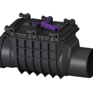 Backwater valve Staufix Basic DN125, Type 1, with emergency closure