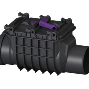 Backwater Valve Staufix Basic DN125, Type 2 R, with emergency closure