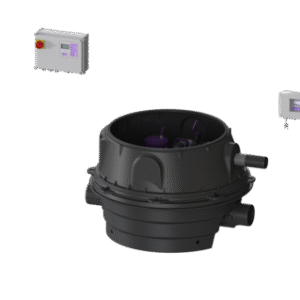 Duo, 2 motor flaps, SPF 1500-S1, Taper